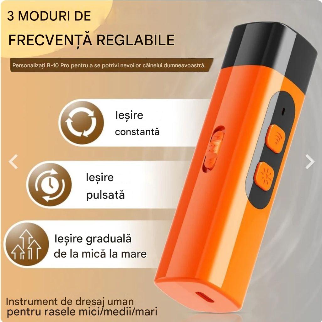 Dispozitiv anti-lătrăt și calmant ECHO BARK pentru câini